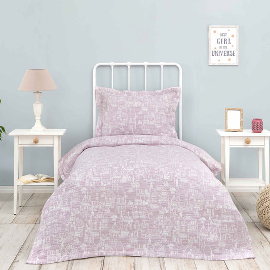 Karaca Home Young City Single bed cover set lilac