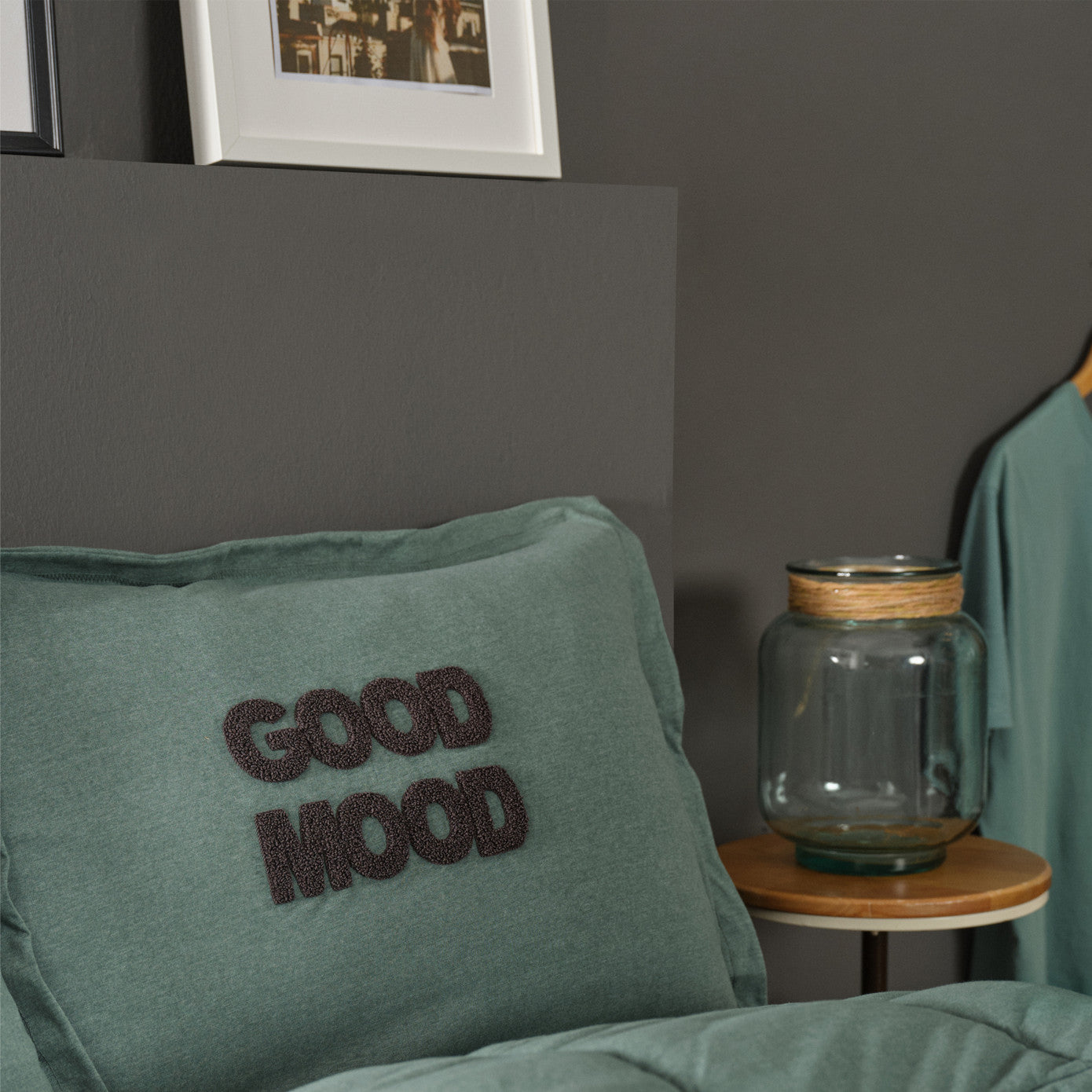 Motto Cotton Comfort, Set de Plapuma, Singura, Petrol