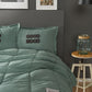 Motto Cotton Comfort, Set de Plapuma, Singura, Petrol
