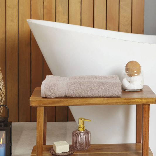Dielle, Bath Towel, Beige, 70X140 cm