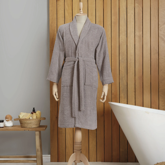 Dielle, Bathrobe, Grey