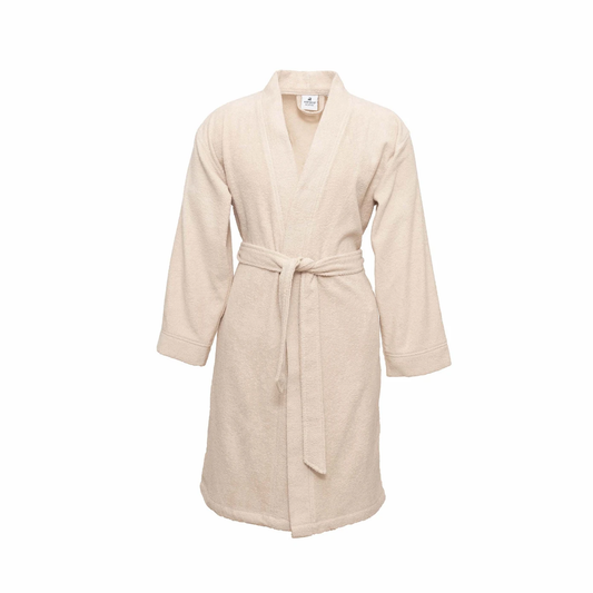 Roma, 100% Cotton Bathrobe, Beige