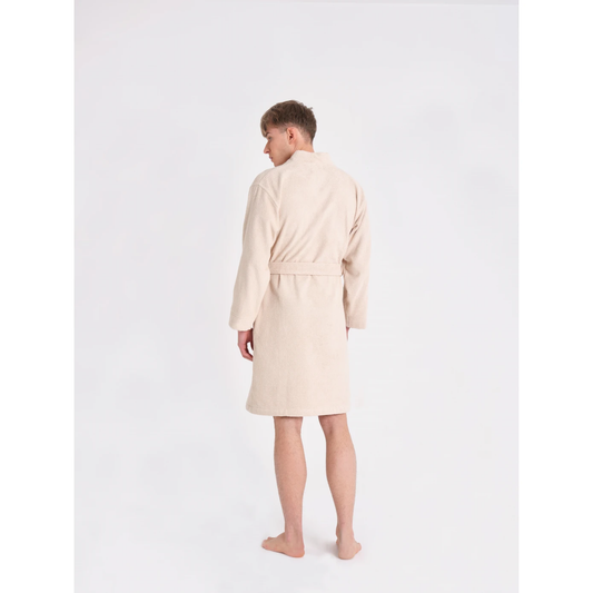 Roma, 100% Cotton Bathrobe, Beige