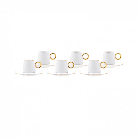 Oya Coffee Cup Set for 6 Person, 75ml