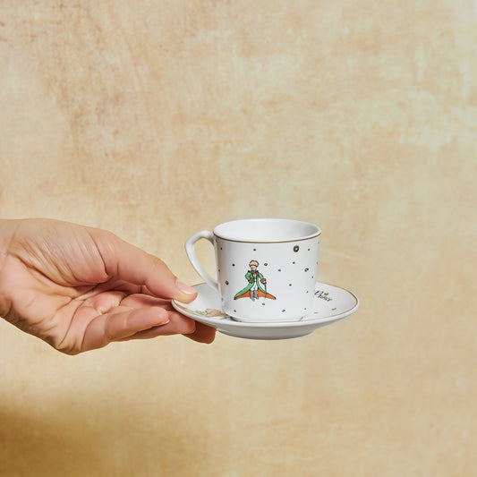 Little Prince, 12 Piese, Set cești de Cafea Turcească pentru 6 persoane, 80ML, Multi