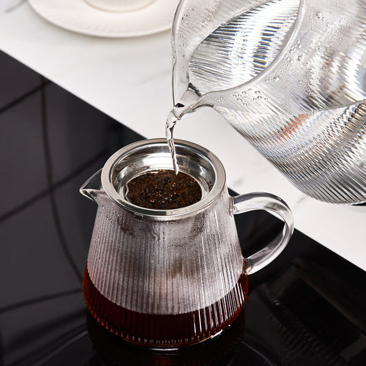 Keops Borosilicate, Glass Teapot Set, Induction, Transparent