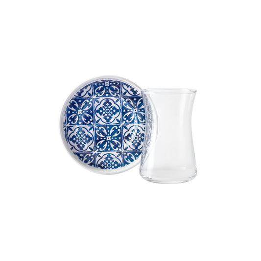 Set De Ceștı De Ceaı Karaca Cu 6 Pıese 170 Ml Albastru