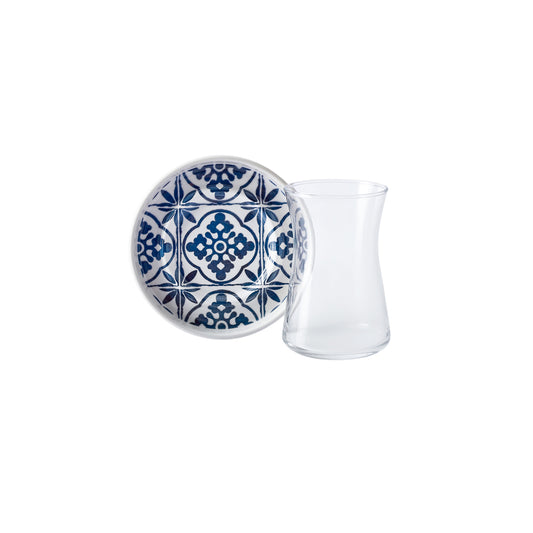 Set De Ceștı De Ceaı Karaca Cu 6 Pıese 170 Ml Albastru