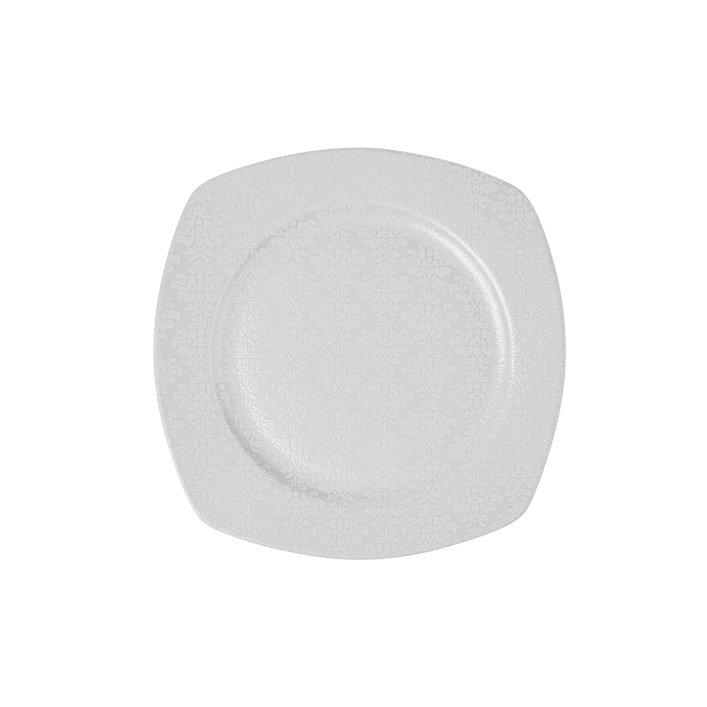 Karaca Deren Porcelain Dinnerware Set for 12, 60 Piece, White