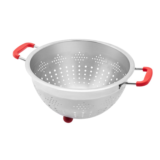 Karaca Lıva Colander Red Stainless Steel 24 Cm