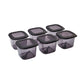 Forbs, 6 Piese, Set de Condimente, Negru