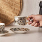 Karaca Milas New Bone Tea Cups Set, 2 Persons 230 ml