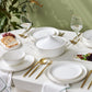 Streamline Favaro Gold, 60 Piece New Generation Bone Dinner Set for 12 People