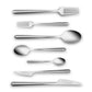 Boreas, 84 Piece Stainless Steel Cutlery Set for 12 People, Silver