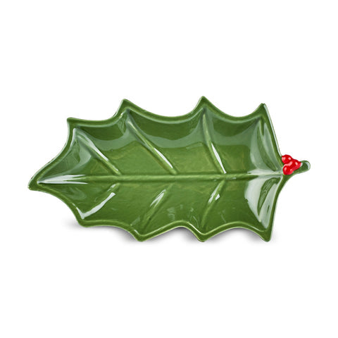 New Year Christmas Kokina, Platou de Servire, 22cm, Verde