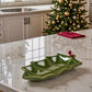 New Year Christmas Kokina, Platou de Servire, 22cm, Verde