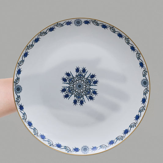 Iznik, 26 Piese, Set de mic dejun Pentru 6 persoane, Alb Multi