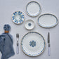 Iznik, 26 Piese, Set de mic dejun Pentru 6 persoane, Alb Multi