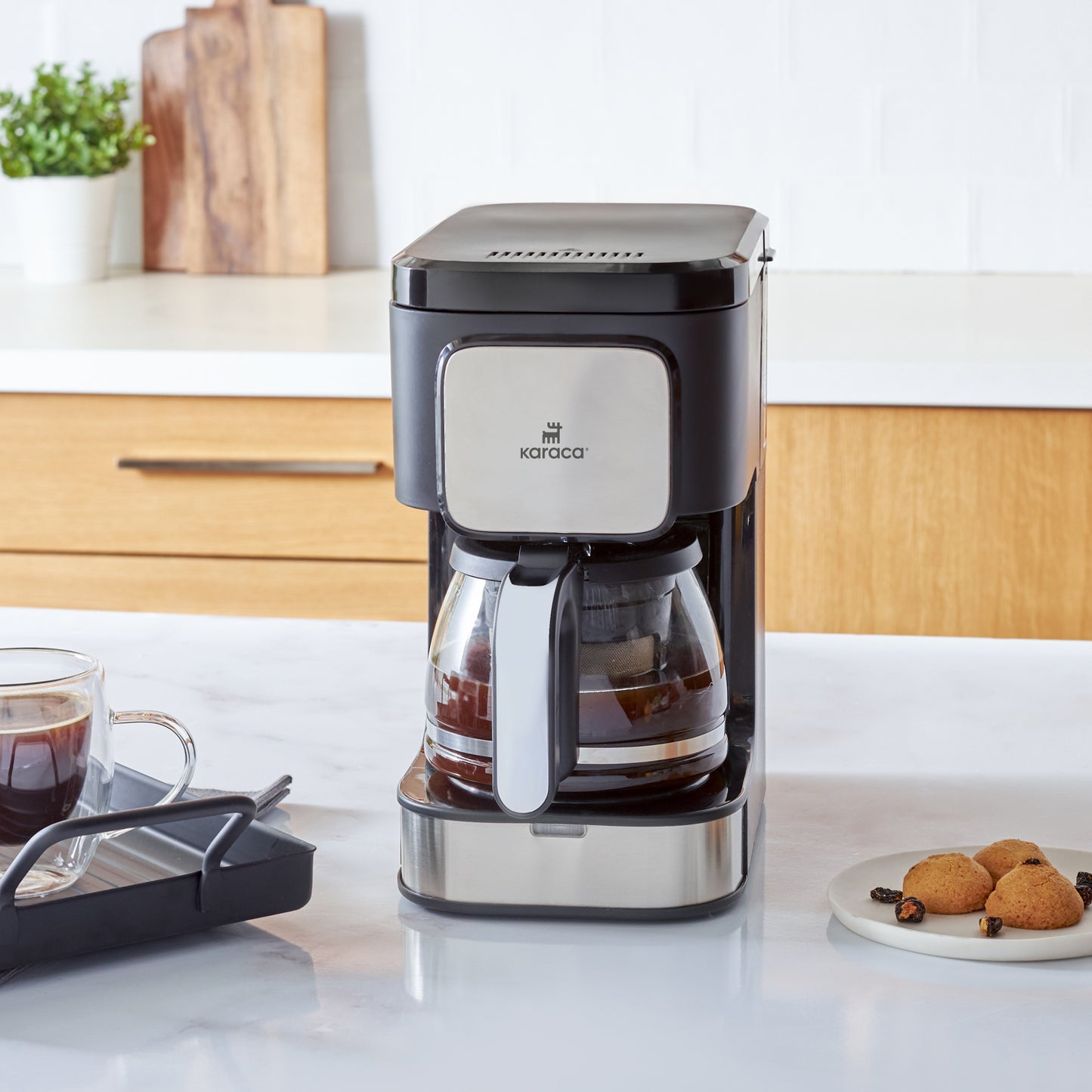 Filtru de cafea și ceai Karaca Coffee Brew inox 2 în 1 cu Aroma