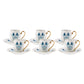 Karaca Iznik 6-Persons Coffee Cup Set