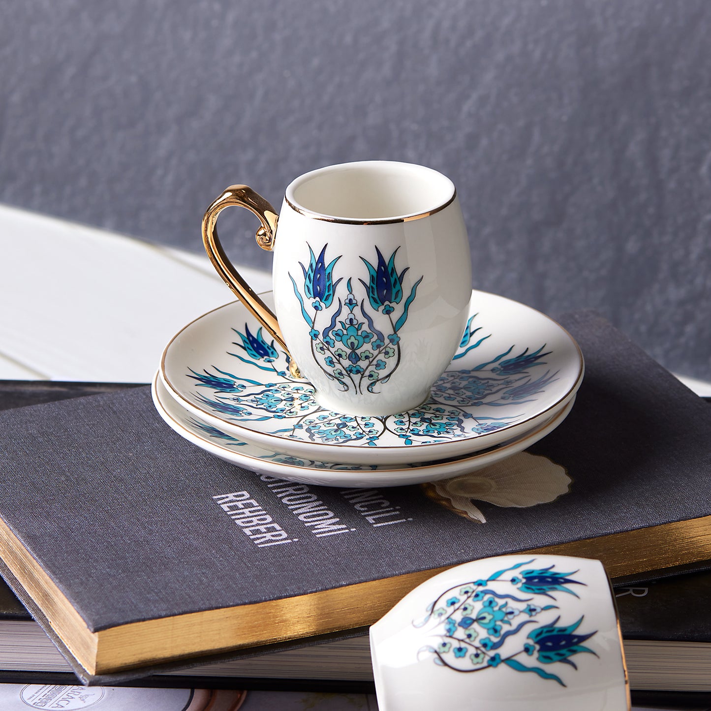 Set cești de cafea Iznik, Pentru 6 persoane, 80 ml