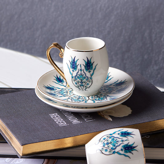 Karaca Iznik 6-Persons Coffee Cup Set