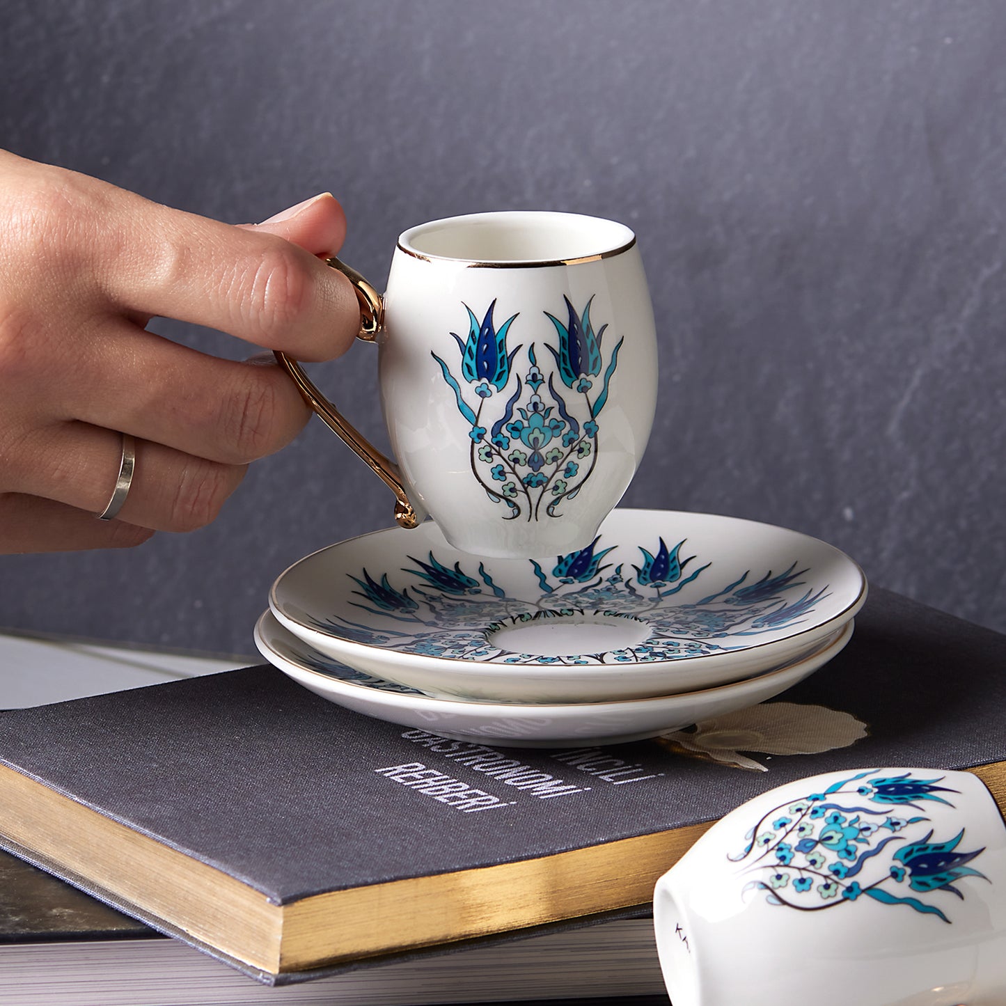 Karaca Iznik 6-Persons Coffee Cup Set