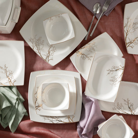 Karaca Autumn Fine set de vesela 60 piese pentru 12 persoane