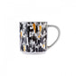 Nigrum, 4 Piece Mug Set with Stand, 320ML, Multi