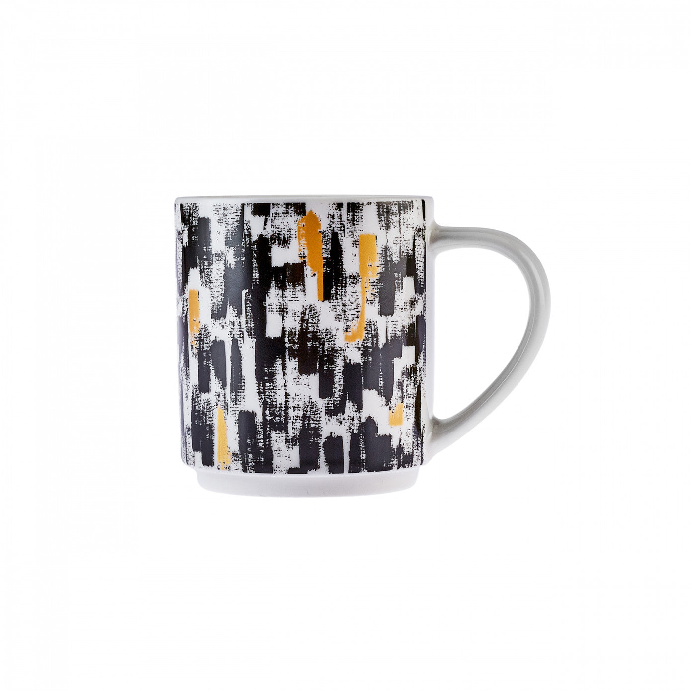 Nigrum, 4 Piece Mug Set with Stand, 320ML, Multi