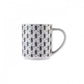 Nigrum, 4 Piece Mug Set with Stand, 320ML, Multi