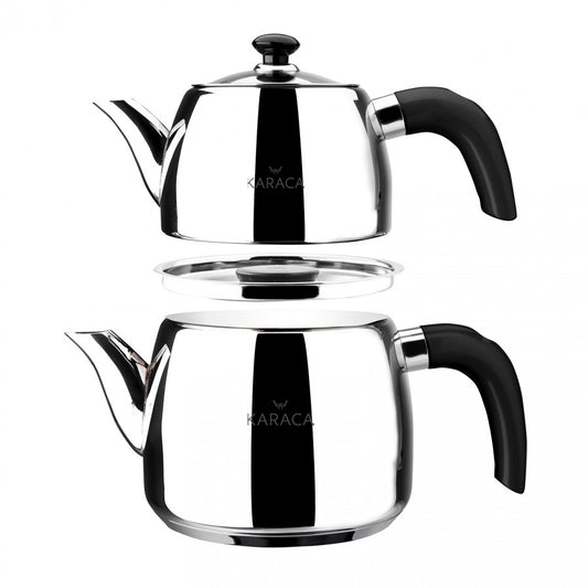 Karaca Galya Teapot Set Black
