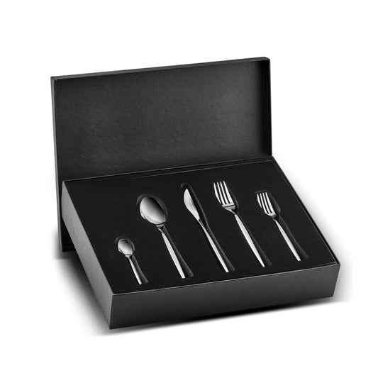 Lizbon, 60 Piece Stainless Steel Cutlery Set for 12 People, Silver