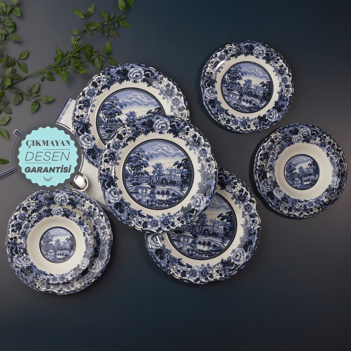 Karaca New Blue Odyssey Dinner Set for 6 Person