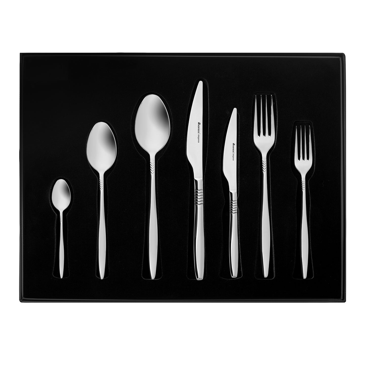 Karaca Laurel 84 Bucăți Set Tacâmuri Elegante pentru 12 Persoane