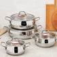 Karaca Emirgan 8 Pieces Steel Cookware Set