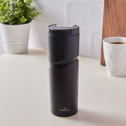 Karaca Stainless Steel Thermos Flask, 500ml, Black