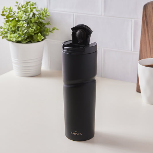 Karaca Stainless Steel Thermos Flask, 500ml, Black