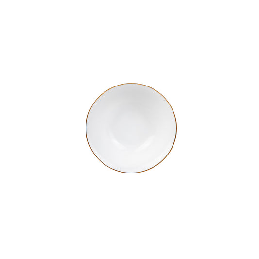 Karaca Porcelain Dinnerware Set for 12, 56 Piece, White Gold