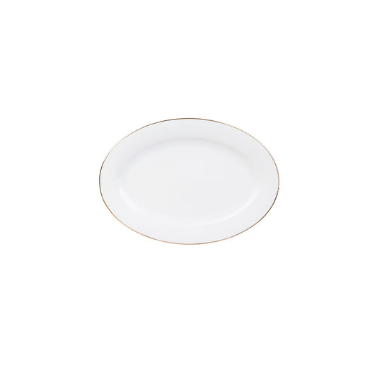 Karaca Porcelain Dinnerware Set for 12, 56 Piece, White Gold