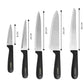 Karaca Keenover 6 Piece Stainless Steel Knife Set with Stand