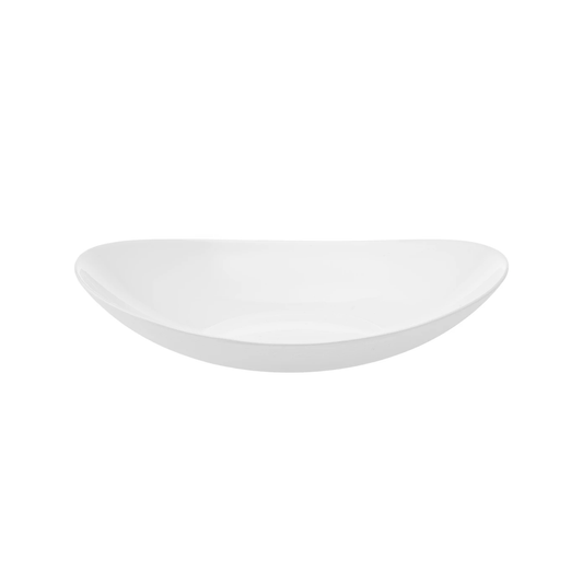 White Pure, 24 Piece Glass Dinner Set for 6 People, White