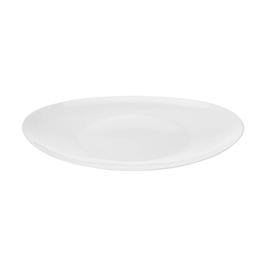 White Pure, 24 Piece Glass Dinner Set for 6 People, White