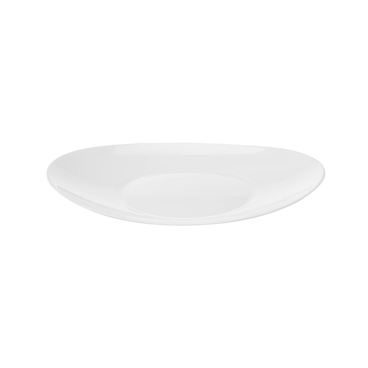 White Pure, 24 Piece Glass Dinner Set for 6 People, White