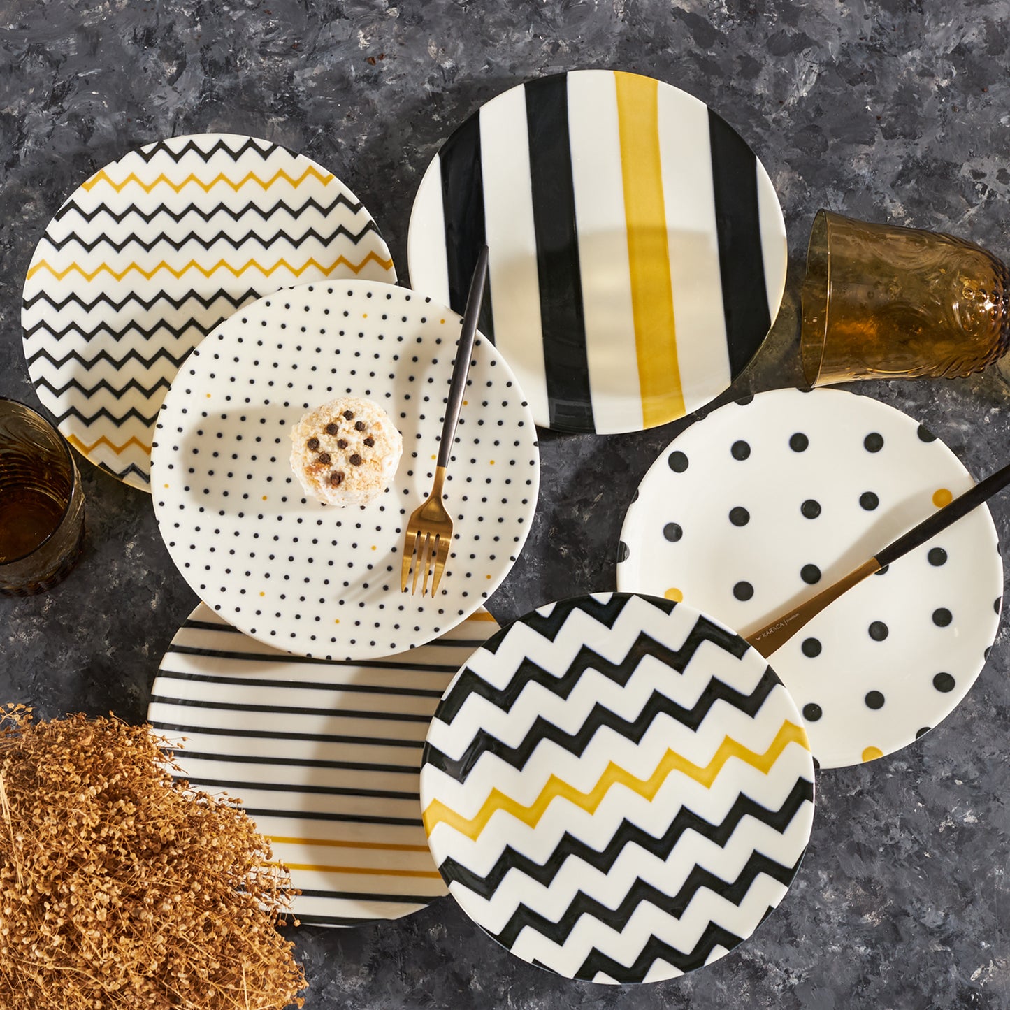 Karaca Nossa Cake Set for 6 Person