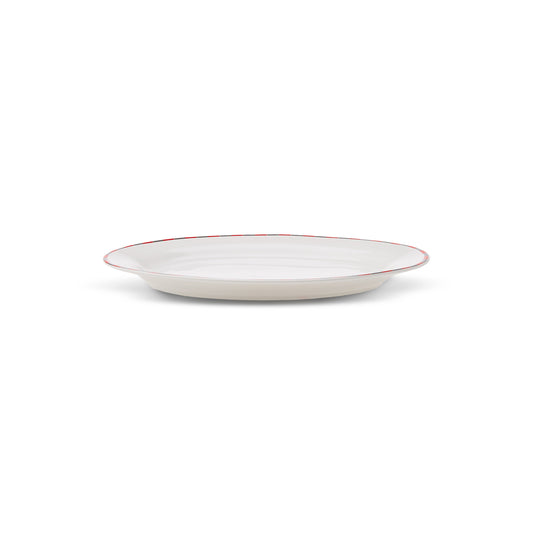 Karaca Aries Red Porcelain Dinner Plate 22 cm