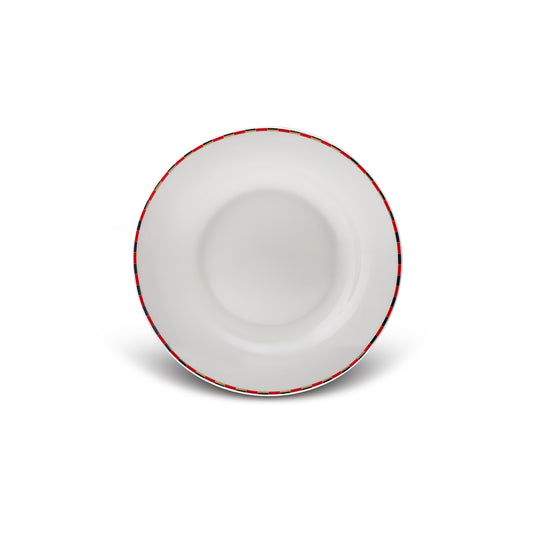 Karaca Aries Red Porcelain Dinner Plate 22 cm