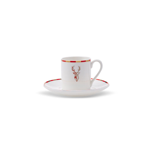 Set cești de cafea Aries Red Column, Pentru 1 persoane, 90 ml