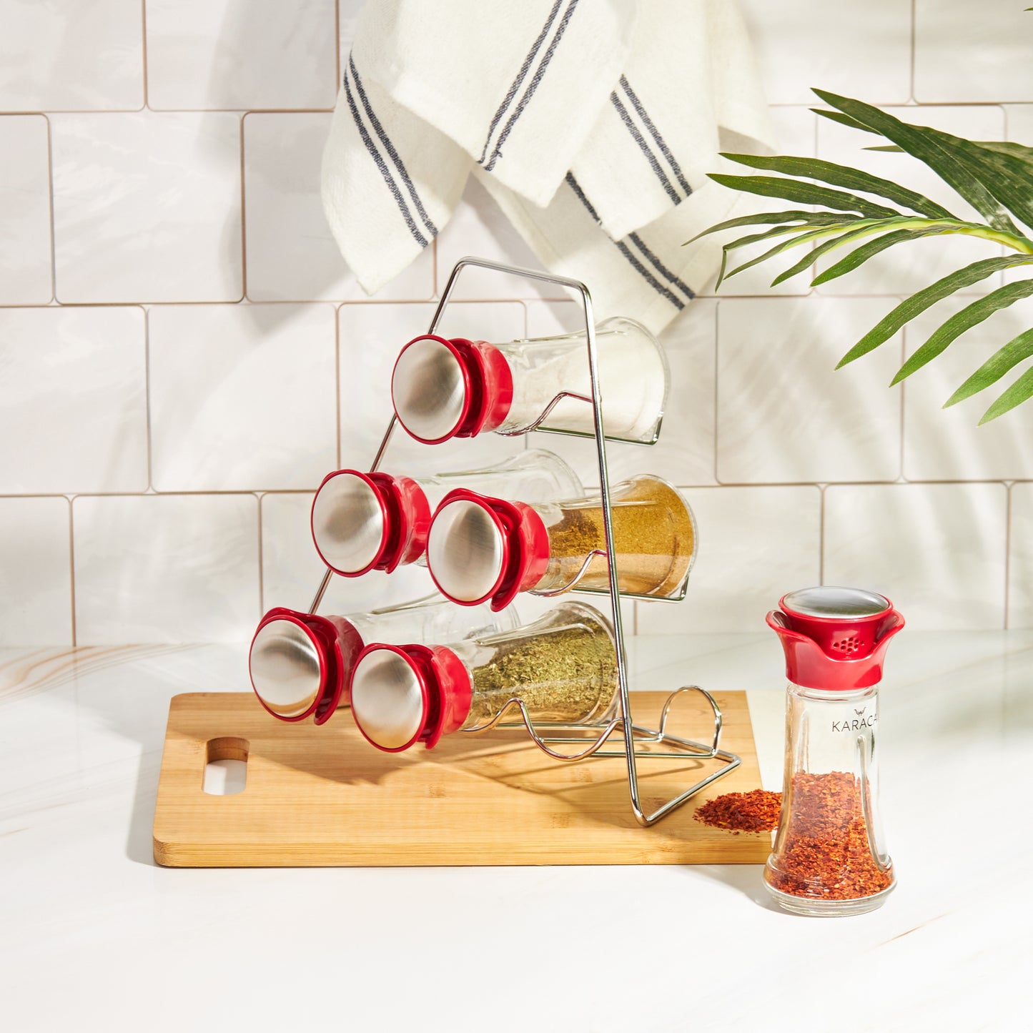 Karaca Nori Triangle 7 Piece Spice Set