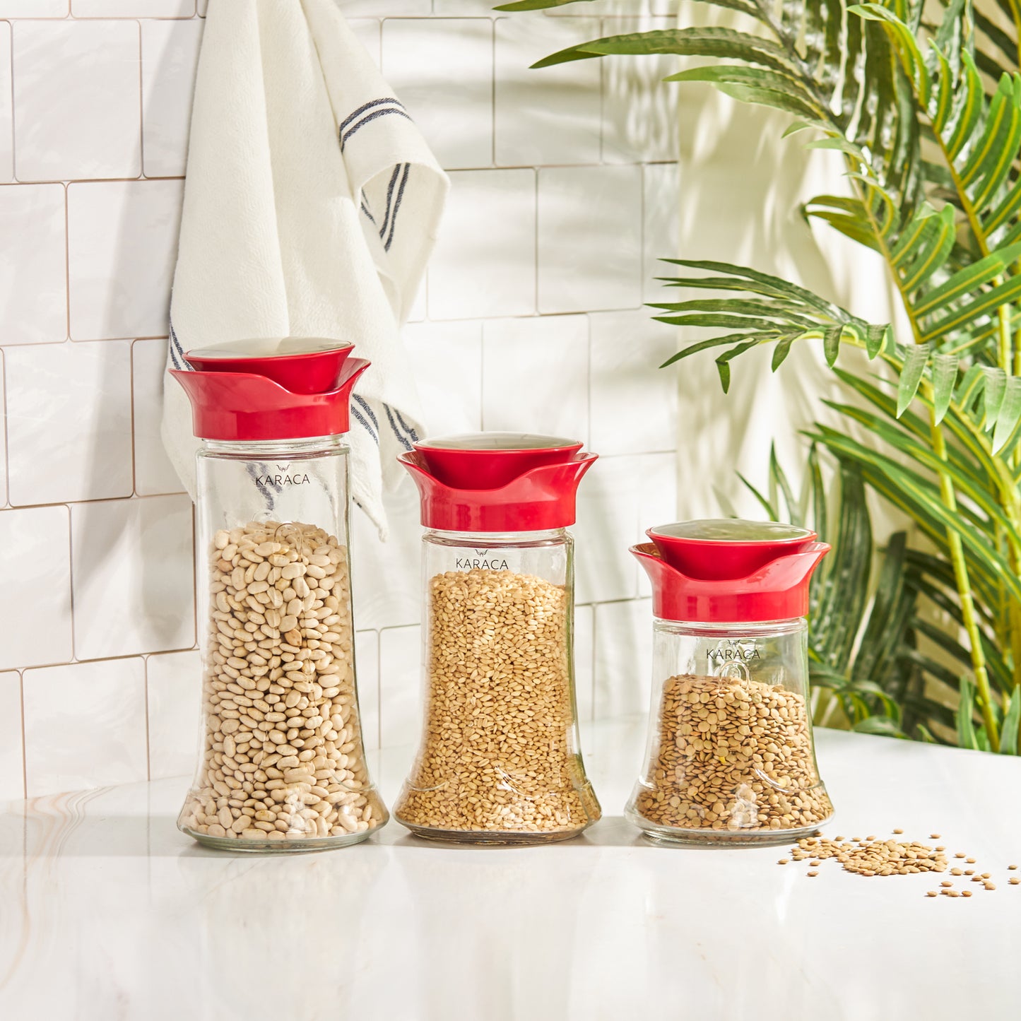 Karaca Nori Triangle 7 Piece Spice Set
